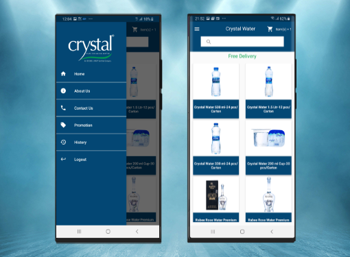 Crystal Water App